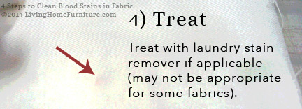 Upholstery Cleaning Tips - 4 Steps to Get Blood Stains out of Fabric 