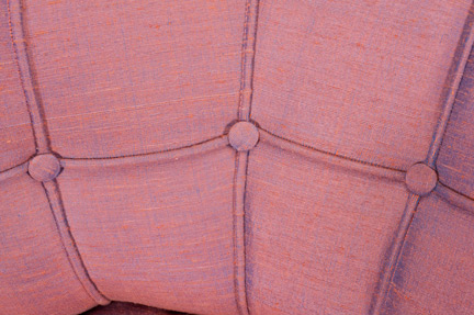 chair back with button detail