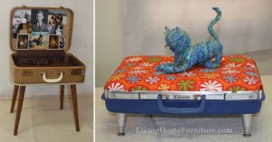 suitcase table & pet bed