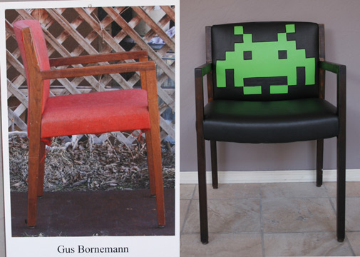 before & after chair