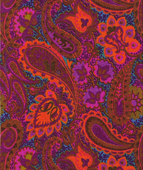 Vintage Paisley Fabric - NaturalUpholstery.com