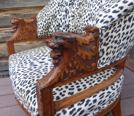 Lion Head Chair from the 1800s