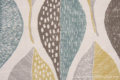 Robert Allen - leaf fabric design