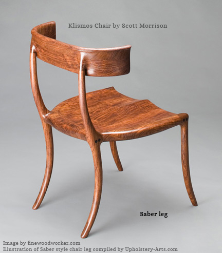 hand made carved wood chair by Scott Morrison (finewoodworker.com)