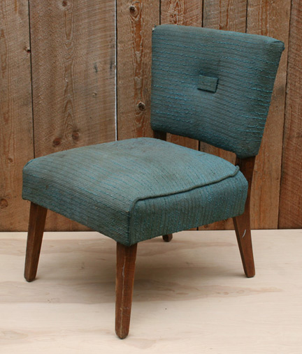 solidly built chair ready for restoration