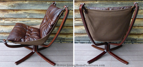 1960s Falcon Chair - side & back views