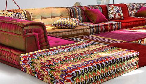 roche bobois mah jong modular sofa - hans hopfer design
