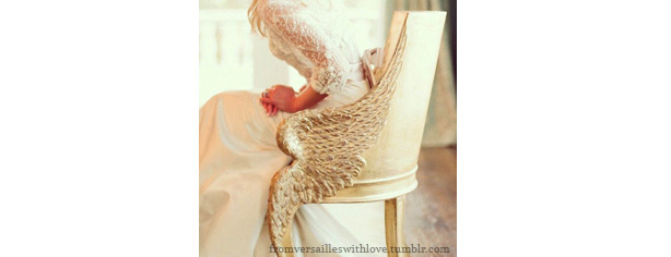 bridal angel chair - fromversailleswithlove.tumblr.com