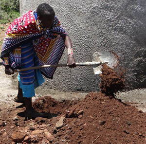 Ryan's Well Foundation: digging for a water tap in Uganda