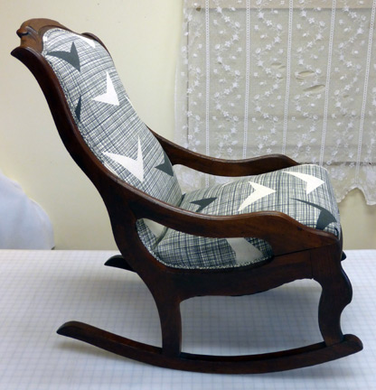 Skinny laMinx vintage rocking chair restoration