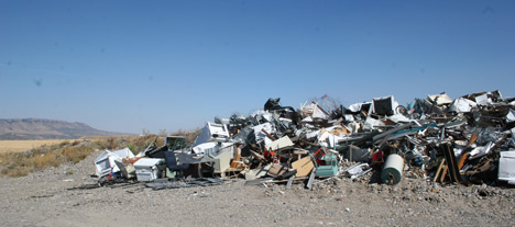 Furniture in the landfill