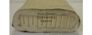 Non-toxic upholstery layers