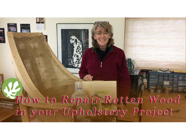Learn how to repair rotten wood in your upholstery project