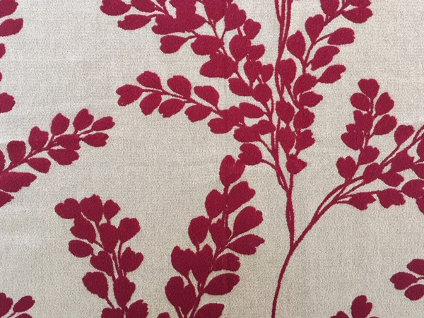 5 tips for how to choose fabrics for upholstery (Sanderson-clovelly claret fabric)